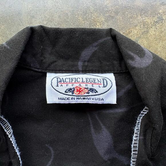 Rare Vintage‎ Pacific Legend Cigar Wraparound Shirt - Picture 3 of 5